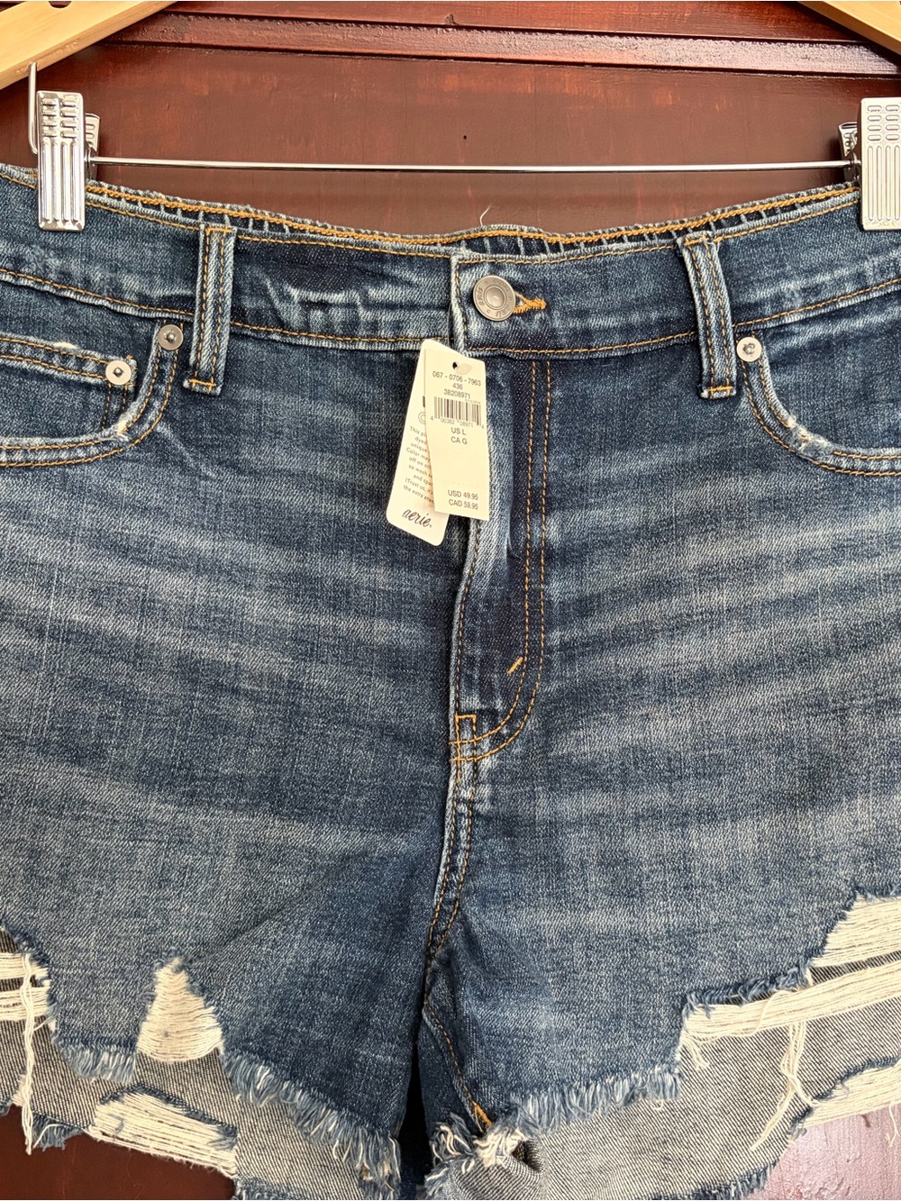 Aerie Denim Cutoff Women’s Shorts - Blue